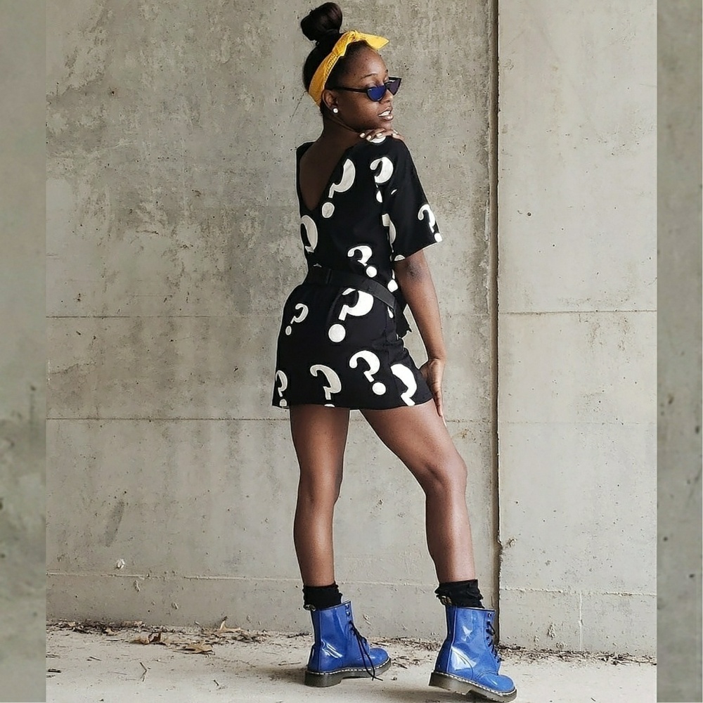 💥BIG SALE💥? V Back T-shirt Dress - Picture 2 of 6